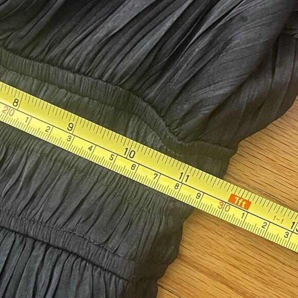 MOON RIVER Plissé Midi Dress Size XS Black NEW Pleated Goddess Party Tuckernuck - Picture 11 of 15